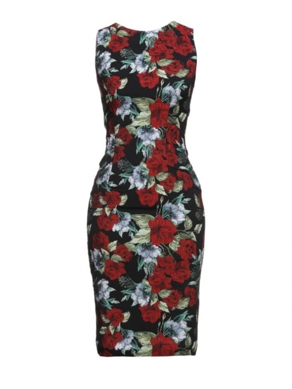Marciano by Guess red and black floral dress in size small.